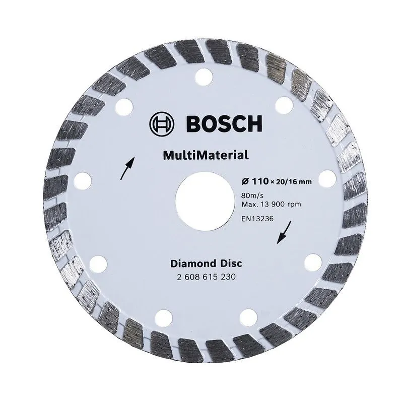 Disco Diamantado Multi Material Turbo 110MM BOSCH